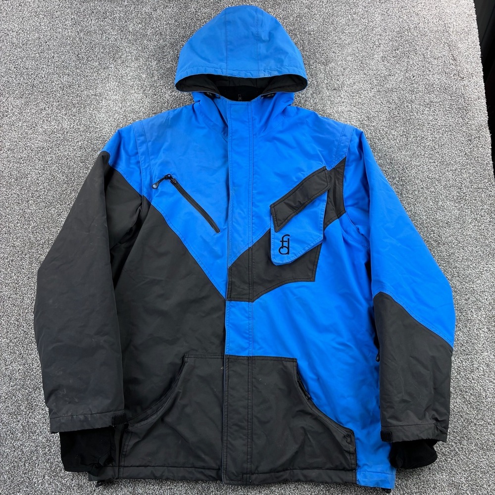 Vintage First Drop Virtika Jacket Men's L Ski Snowboard Convertible Sleeves